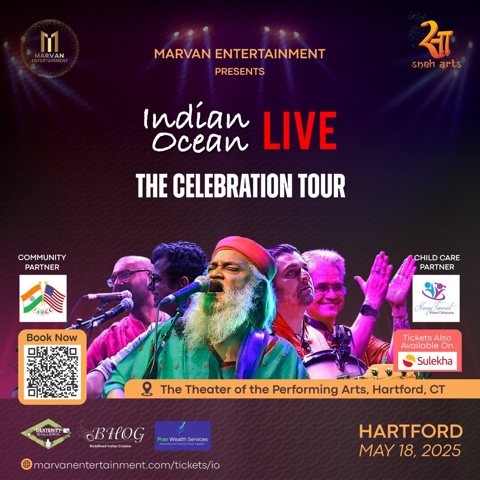 Read more about the article India Ocean Live [Hartford, CT] – Celebration Tour