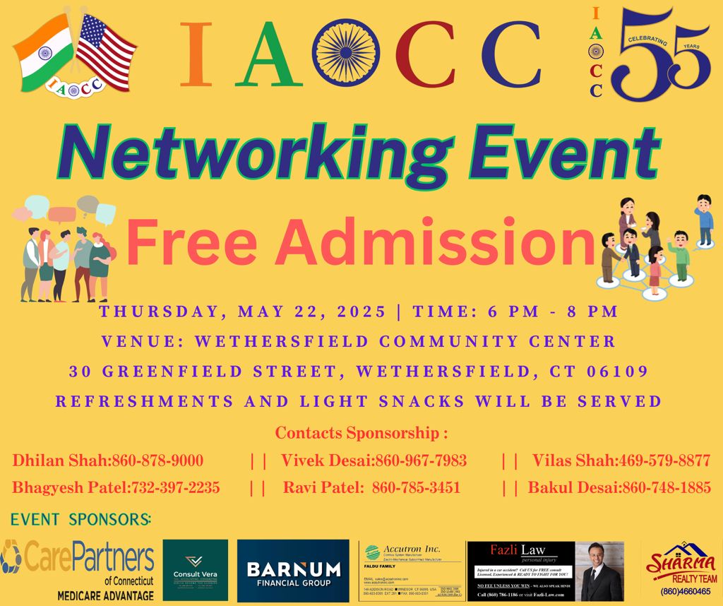 Read more about the article Networking Event Hosted by the India Association of Central CT