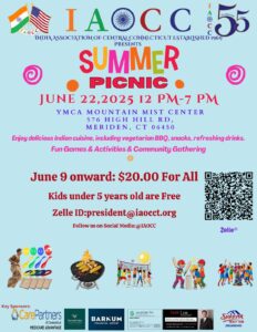 Read more about the article Community Summer Picnic 2025 Hosted by the India Association of Central CT