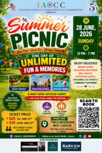IAOCC Summer Picnic 2026 – Sunday, June 28 | 12:00 PM – 7:00 PM