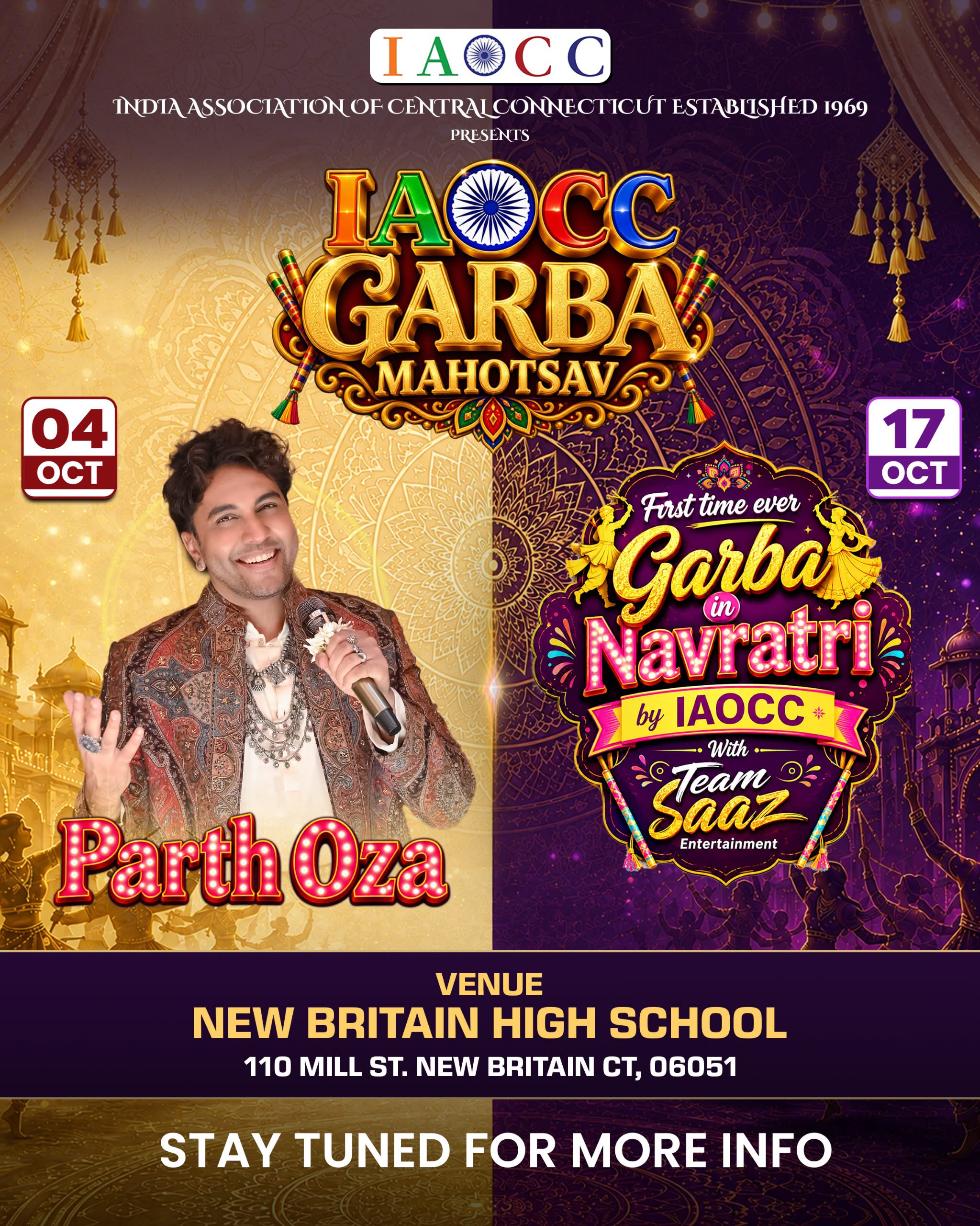 You are currently viewing IAOCC GARBA MAHOTSAV 2026 IS BACK BY POPULAR DEMAND!